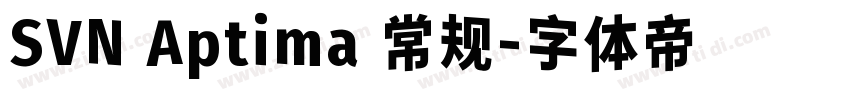 SVN Aptima 常规字体转换